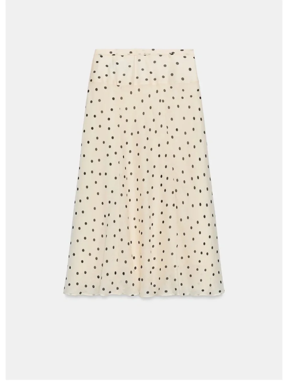 NWT Zara polka dot midi skirt